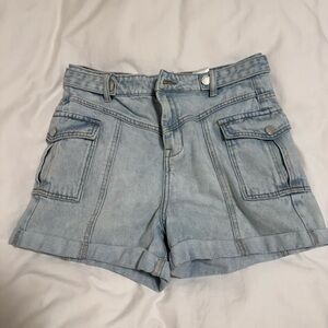 Blank NYC Light Wash Jean Shorts